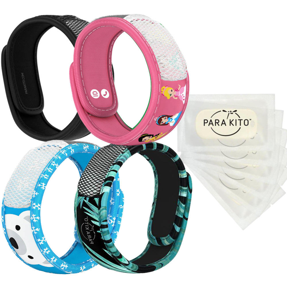 Family Bundle — 2x Adult Bands + 2x Kids Bands + 6 Pack of Refills